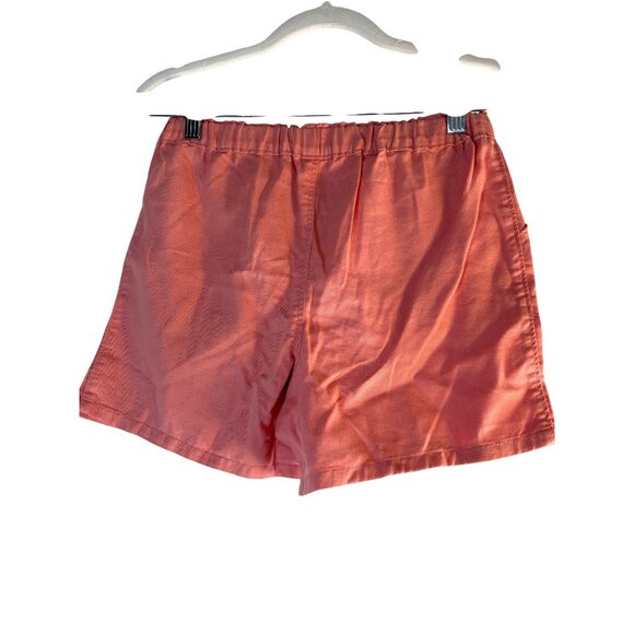 Wonder Nation Girls Shorts Elastic Waist Tie Pockets Orange Size L 10-12 NWT - Picture 2 of 7